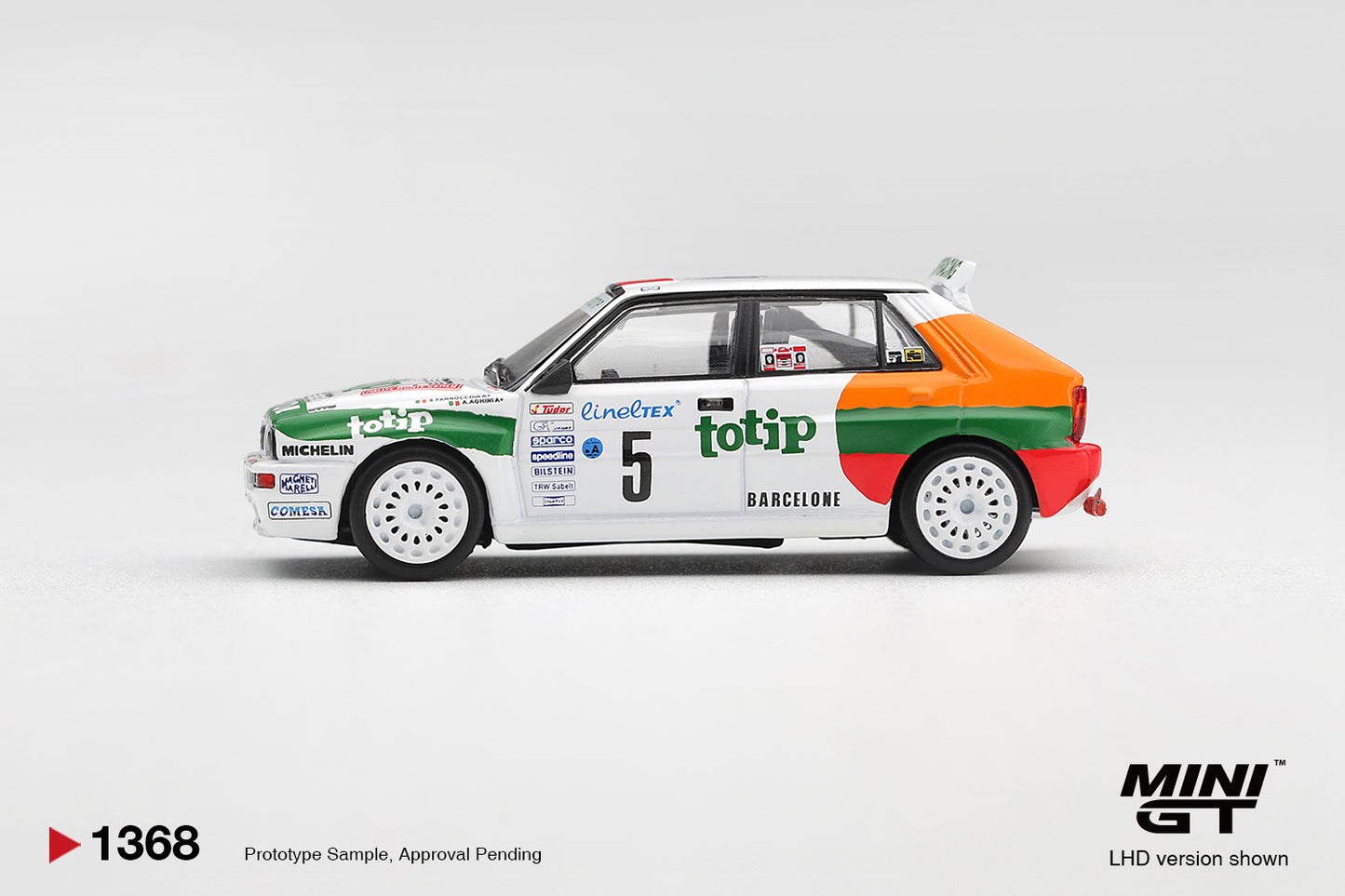 MINI GT Lancia Delta HF Integrale Evoluzione #5 1993 Rallye Monte-Carlo | 1368 - PRE ORDER