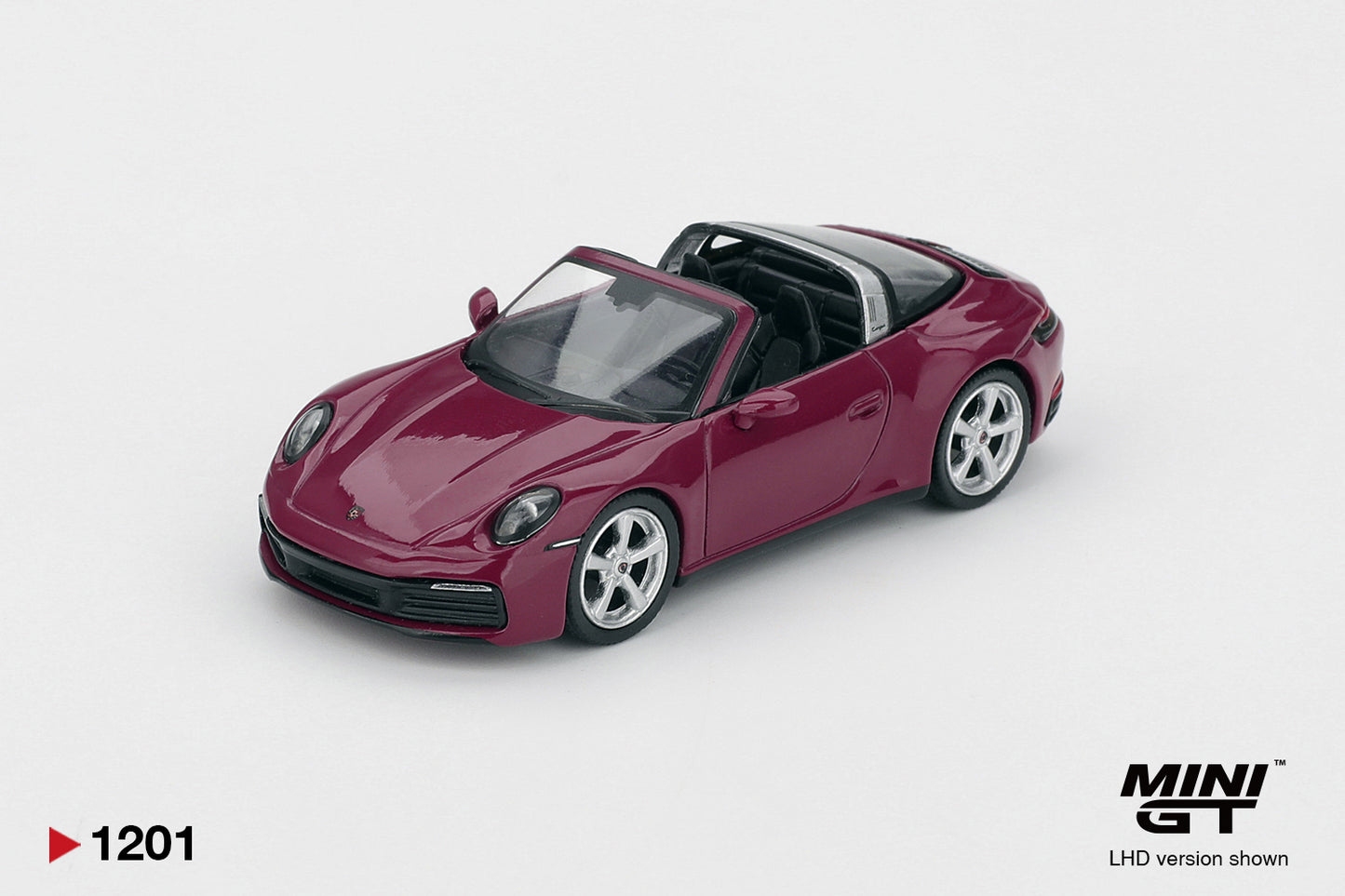 MINI GT Porsche 911 (992.1) Rubystone Red (4x Set) | 1235 - PRE ORDER