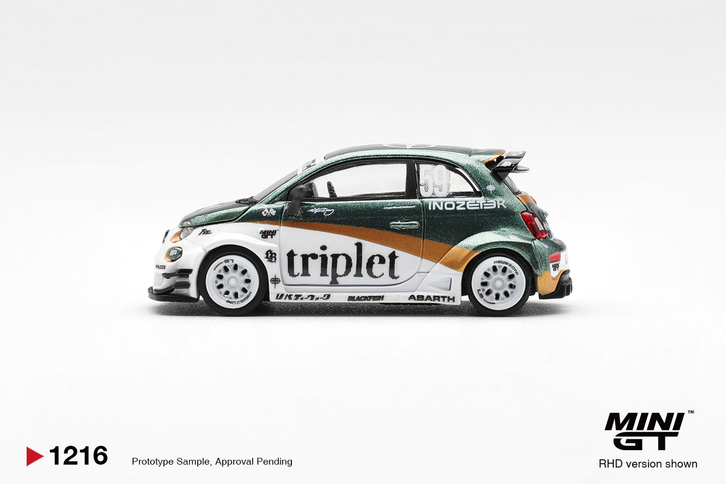 MINI GT Abarth 595 LB Works TY Edition | 1216 - PRE ORDER