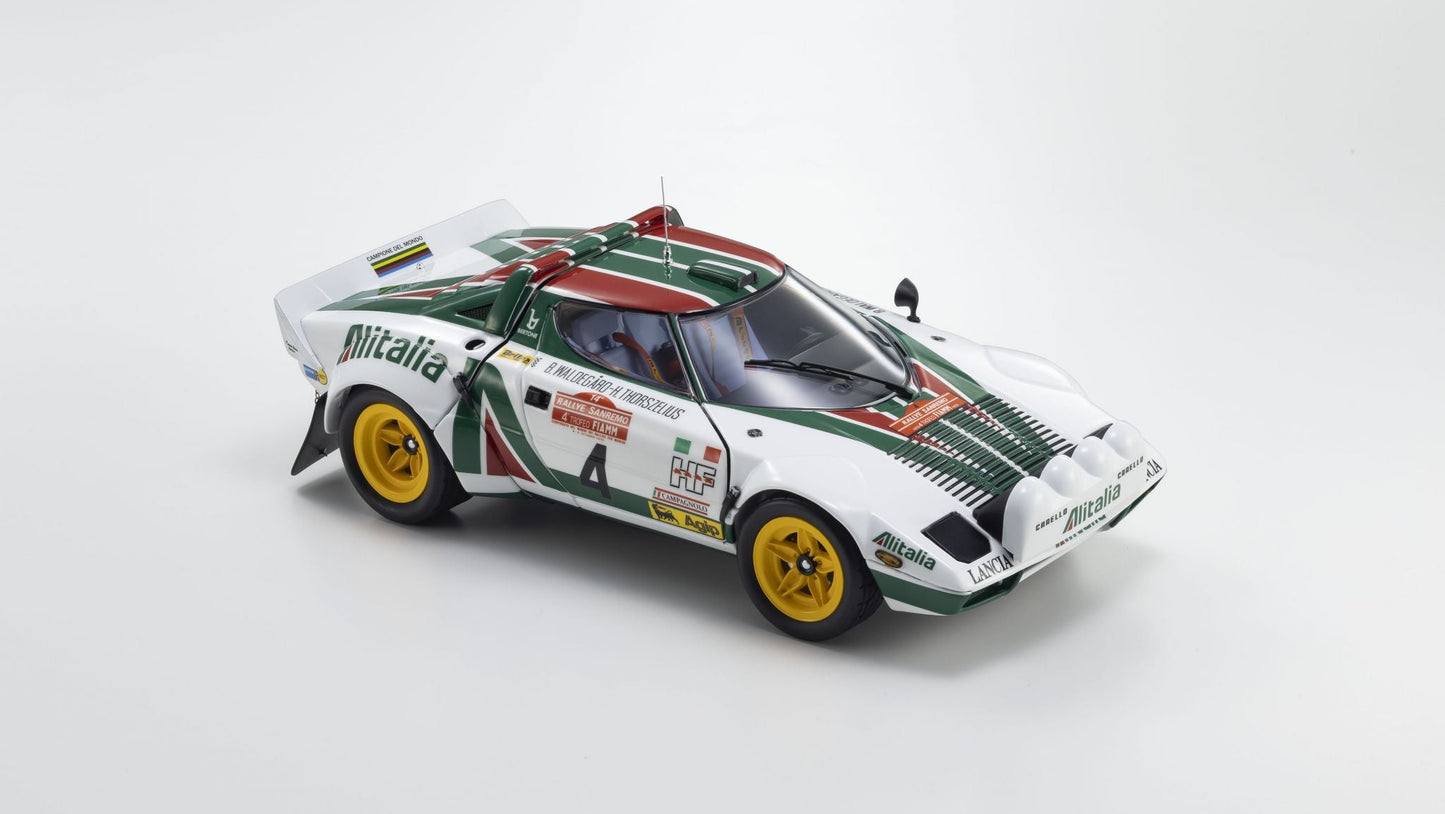 KYOSHO Lancia Stratos HF #4 Rally San Remo 1976 | 1:18
