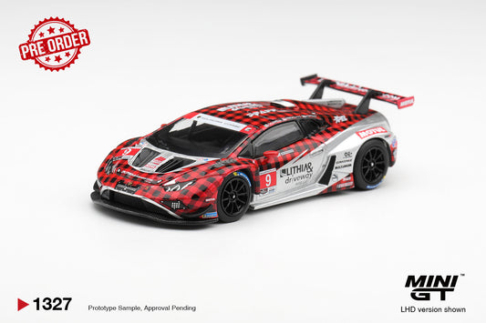 MINI GT Lamborghini Huracan GT3 EVO2 #9 Pfaff Motorsports 2025 IMSA WeatherTech GTD Pro | 1327 - PRE ORDER