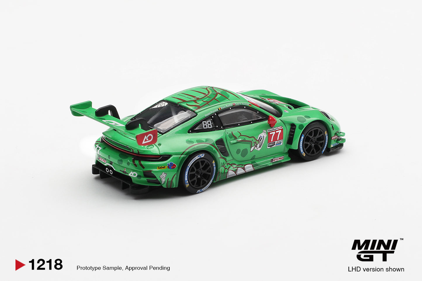 MINI GT Porsche 911 GT3 R (992) #77 AO Racing 2025 IMSA Sebring 12h | 1218 - PRE ORDER