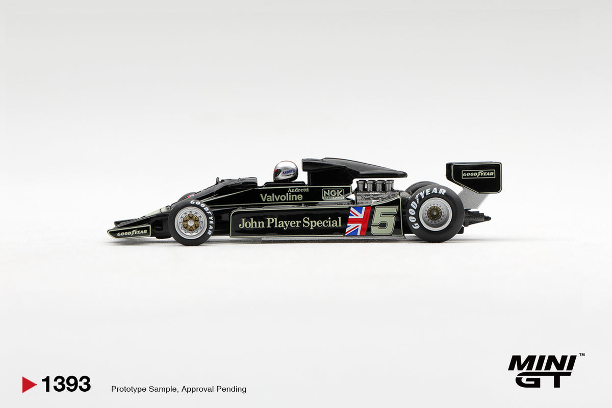 MINI GT Lotus 78 #5 Mario Andretti 1977 US GP West Winner | 1393 - PRE ORDER