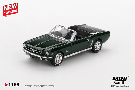 MINI GT Ford Mustang Convertible 1964 Highland Green | 1166