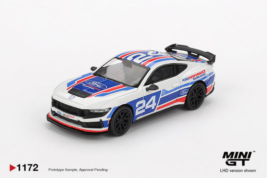 MINI GT Ford Mustang Dark Horse #24 Ford Performance Racing School | 1172