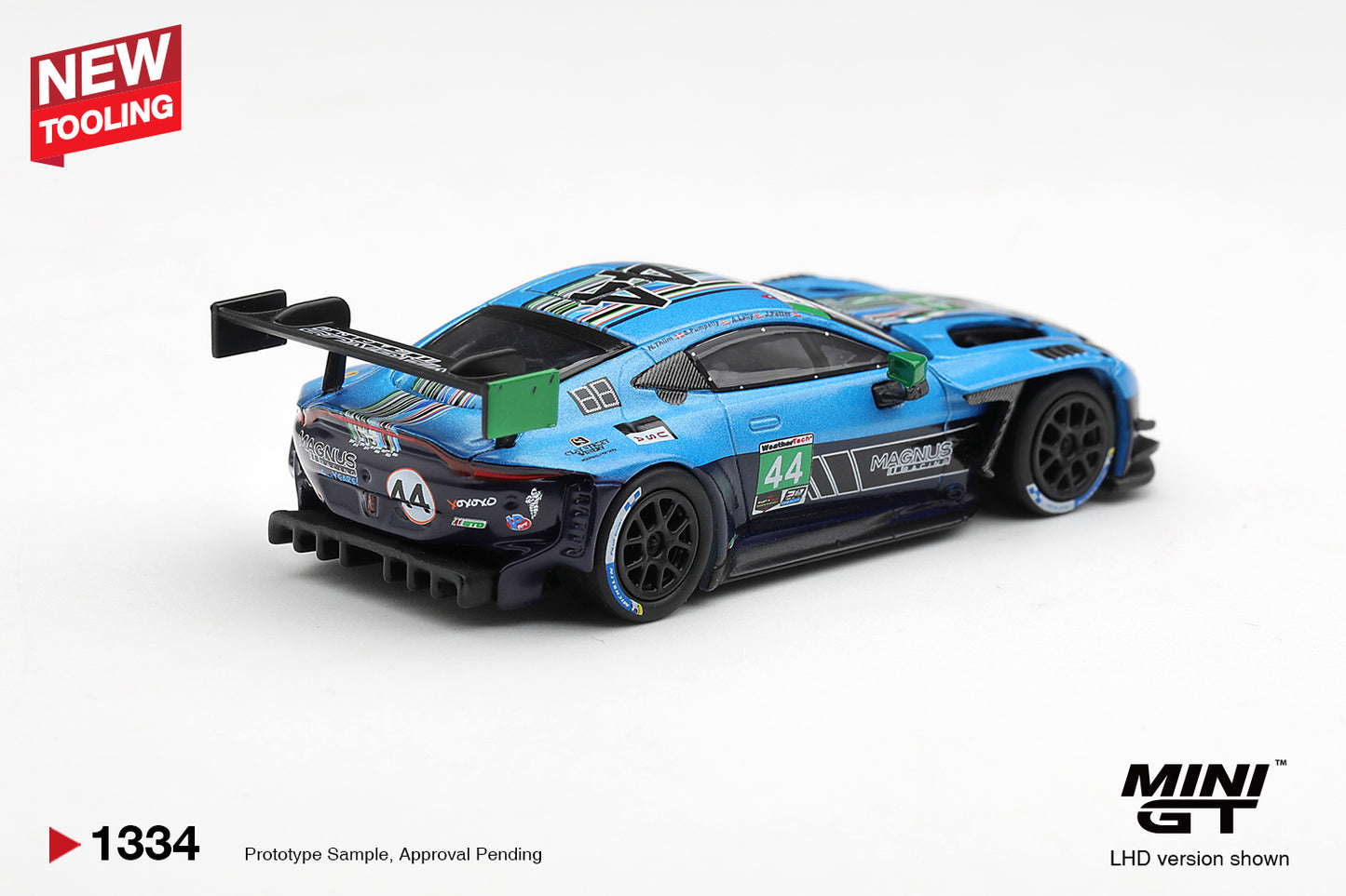 MINI GT Aston Martin Vantage GT3 Evo #44 Magnus Racing 2025 IMSA Daytona 24 Hrs | 1334 - PRE ORDER