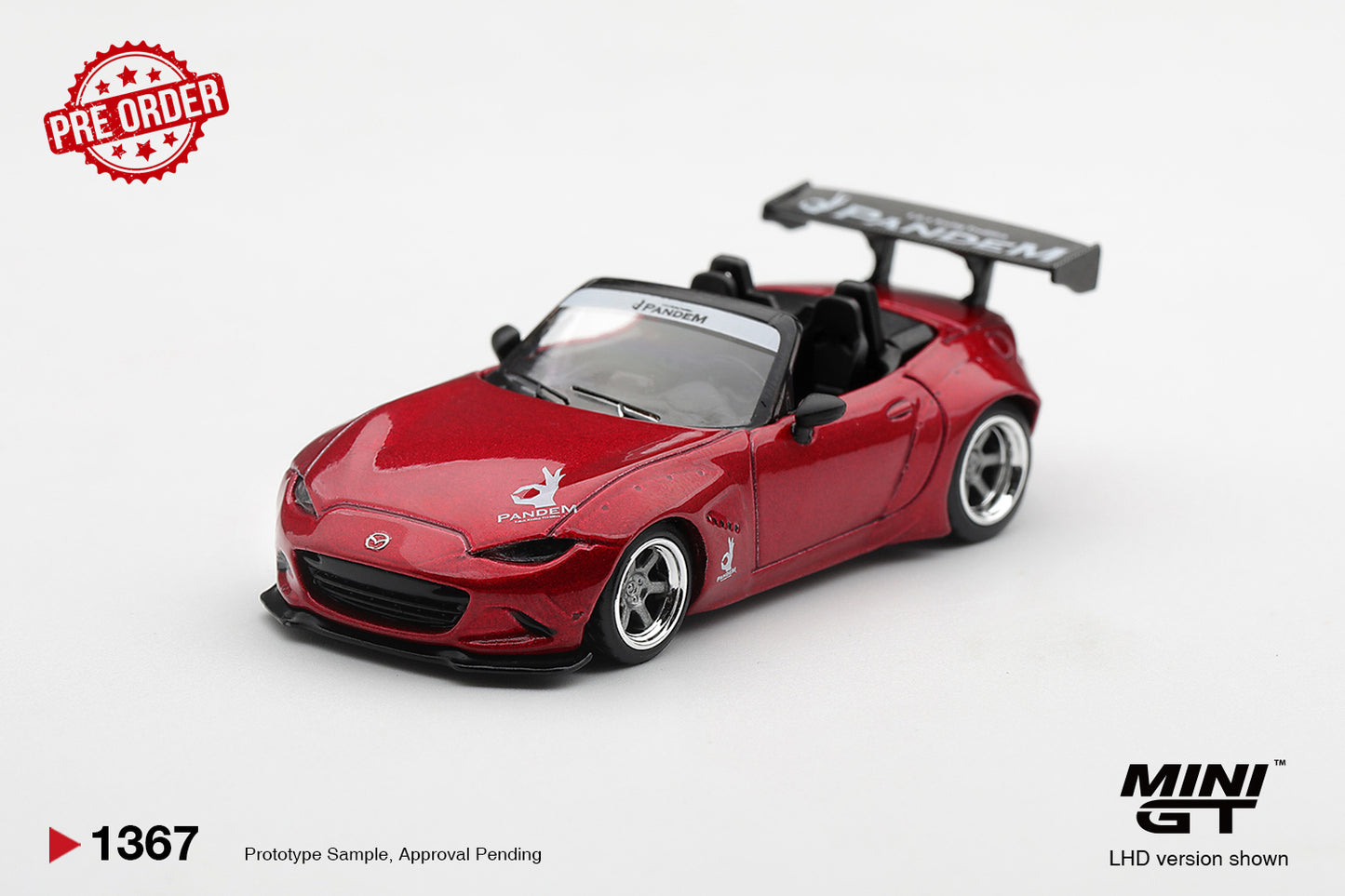 MINI GT Mazda Miata MX-5 (ND) Pandem Kodo Red | 1367 - PRE ORDER