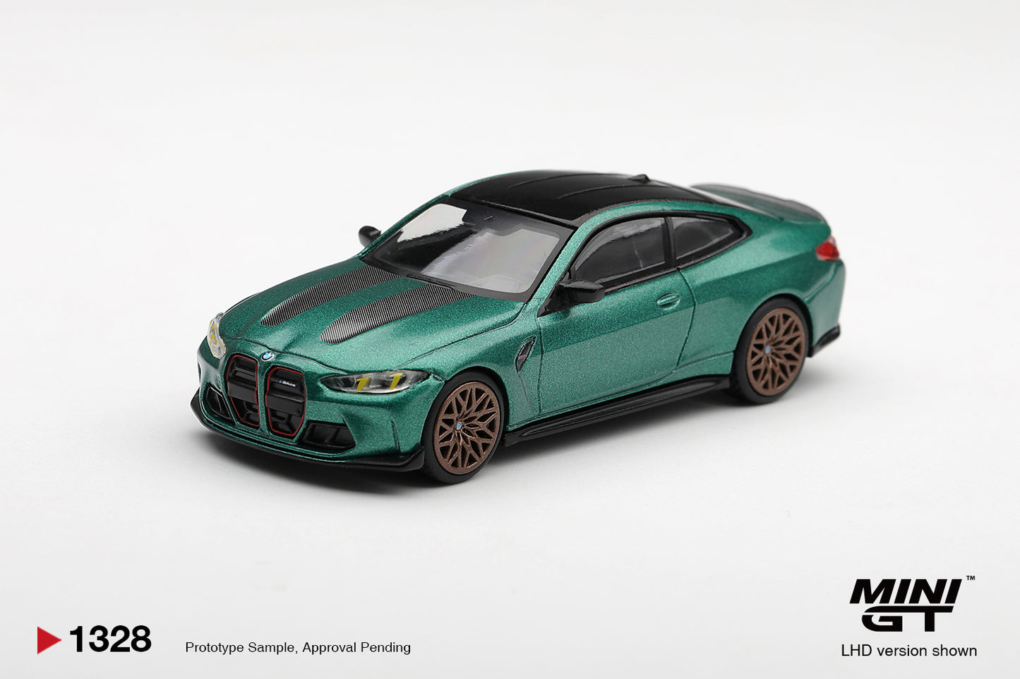 MINI GT BMW M4 CS Frozen Isle of Man Green Metallic | 1328 - PRE ORDER