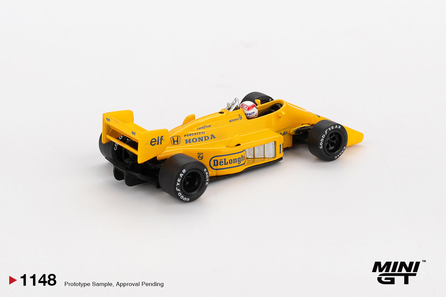 MINI GT Lotus 99T #11 Satoru Nakajima 1987 Monaco Grand Prix | 1148