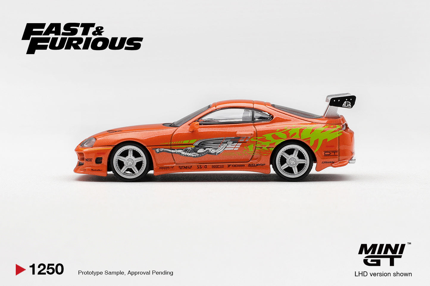 MINI GT Toyota Supra BOMEX Brian O'Conner | Fast & Furious 1250 - PRE ORDER