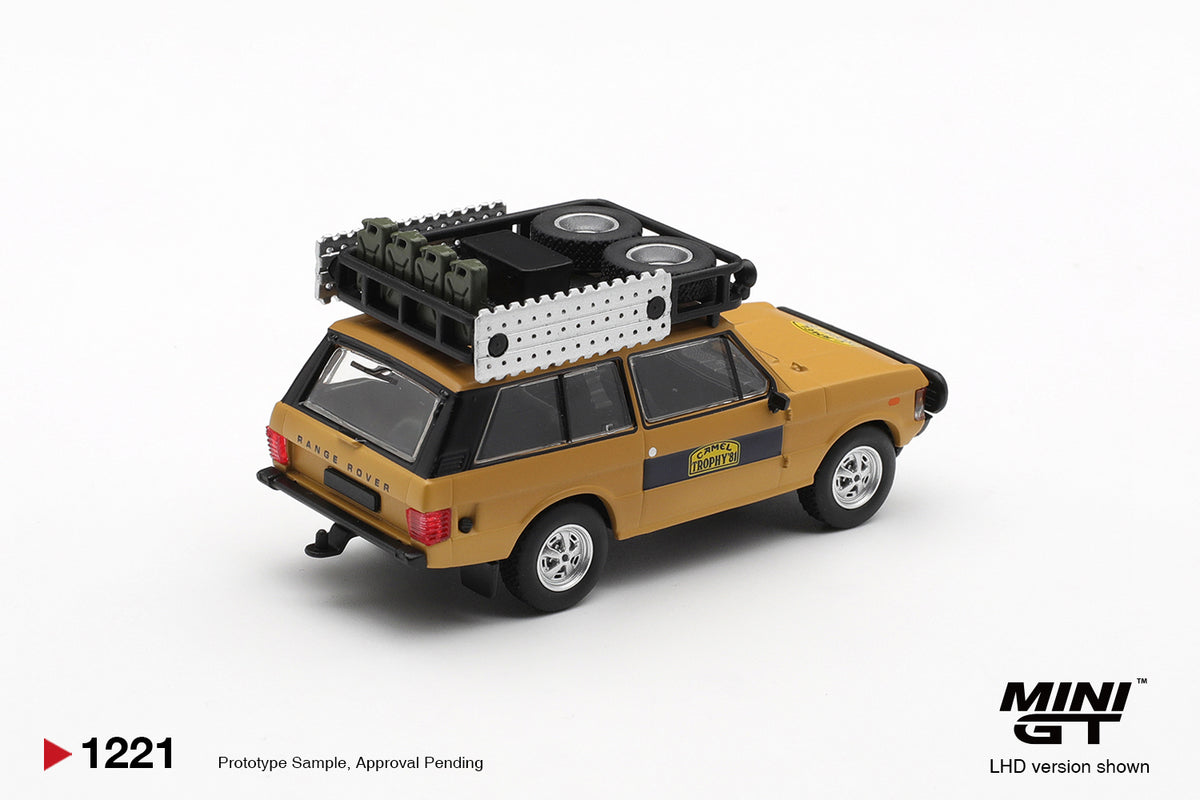 MINI GT Range Rover 1981 Camel Trophy Sumatra K.Stoppa & A.Valldorf  | 1221