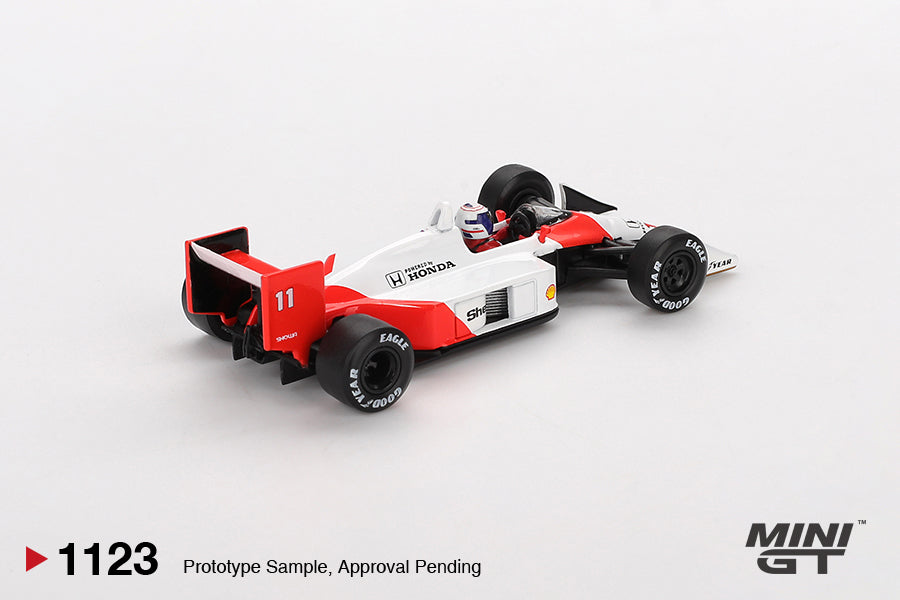 MINI GT McLaren MP4/4 #11 Alain Prost 1988 Japanese GP 2nd Place | 1123