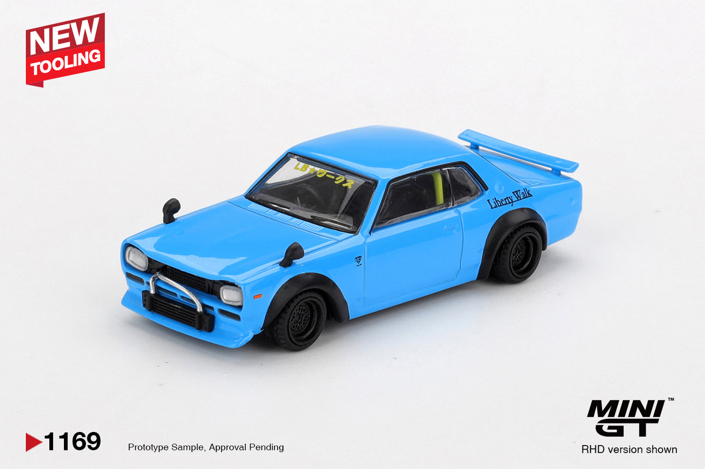 MINI GT Nissan Skyline LB Works Hakosuka 1969 Baby Blue | 1169