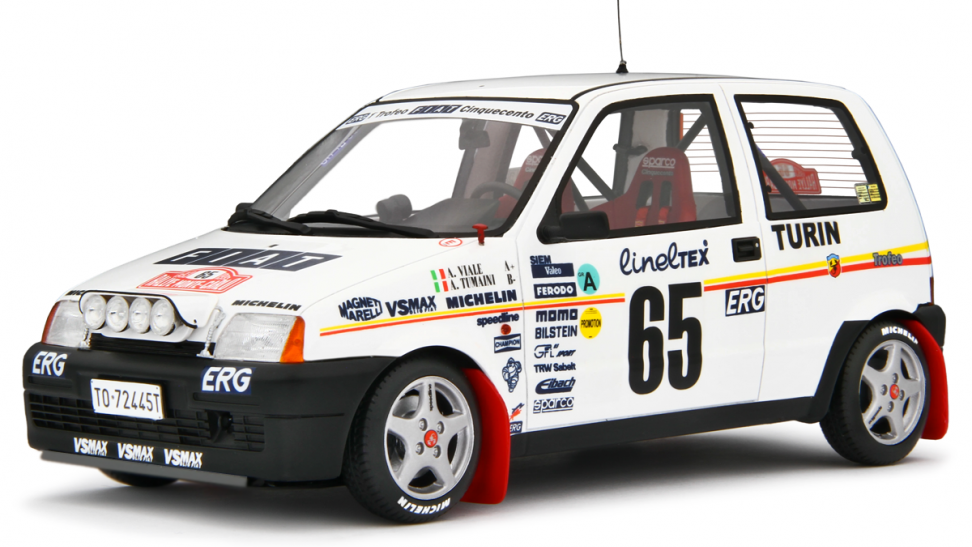 LAUDO RACING Fiat Cinquecento Trofeo Rally Monte Carlo 1993 | 1:18