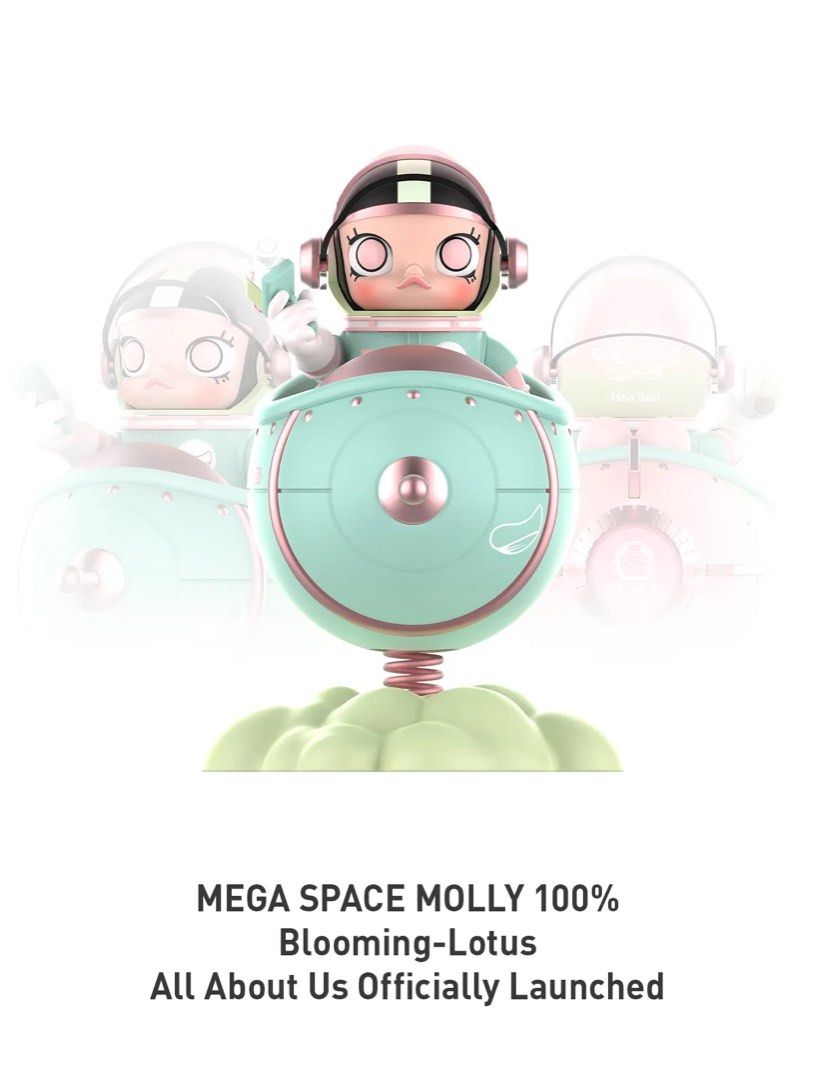 POP MART Mega Space Molly 100% Blooming Lotus (Vietnam EXCLUSIVE)