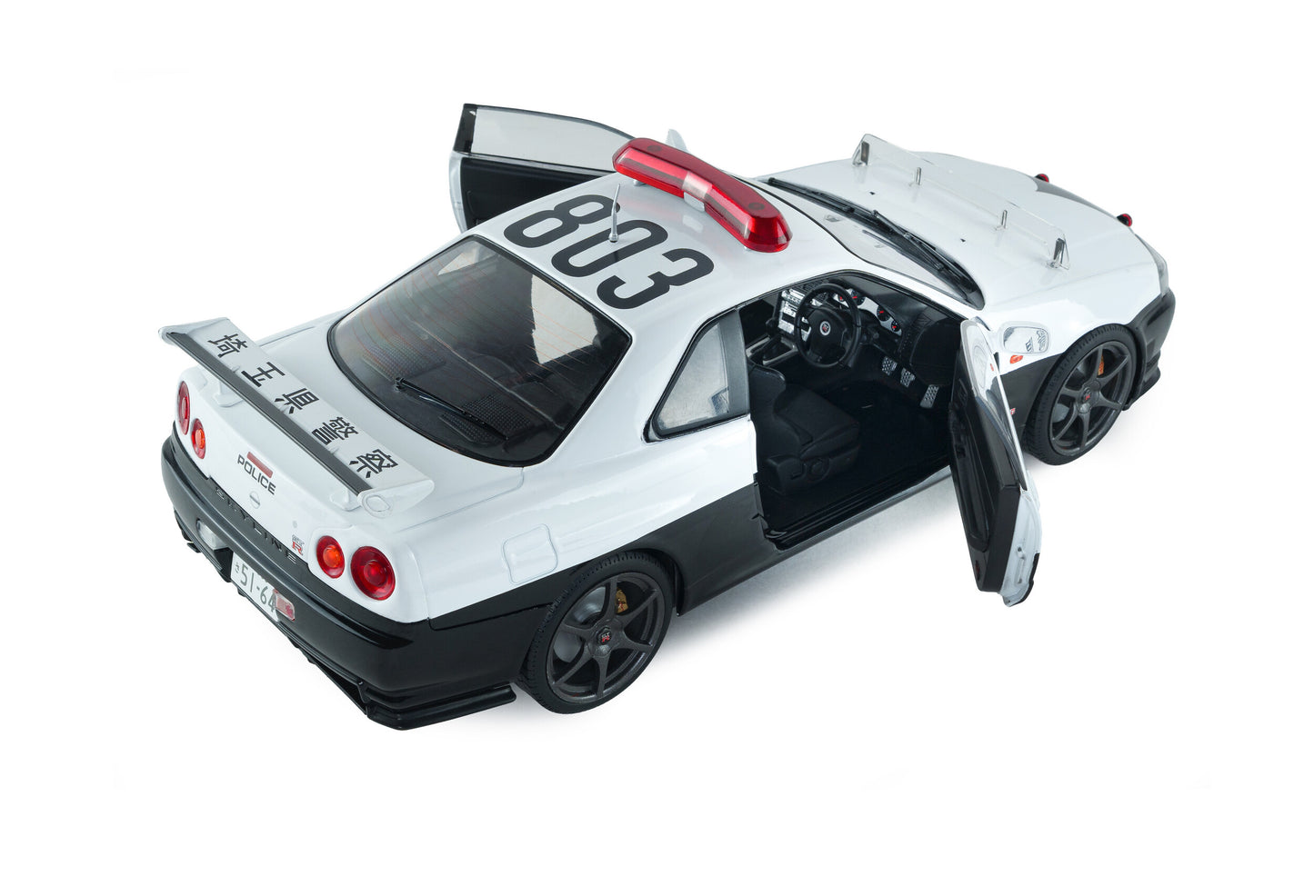 SOLIDO Nissan Skyline GT-R (R34) Japanese Police | 1:18