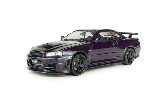 SOLIDO Nissan Skyline GT-R (BNR34) NISMO 2005 | Midnight Purple 1:43