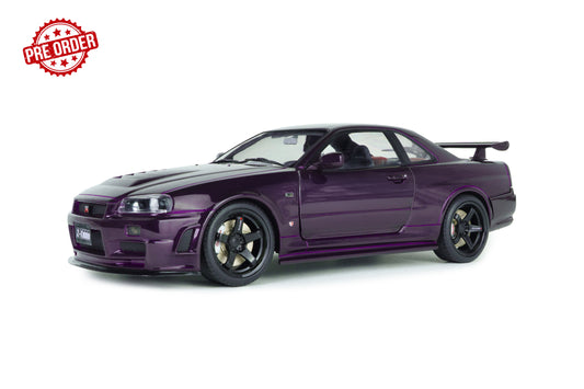 SOLIDO Nissan Skyline GT-R (R34) Nismo 1999 Midnight Purple | 1:18 - PRE ORDER