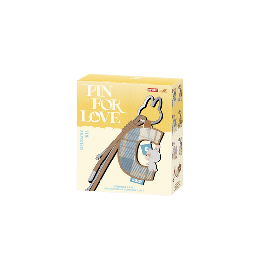 POP MART Labubu Pin for Love | A - M Letter (Blind Box)