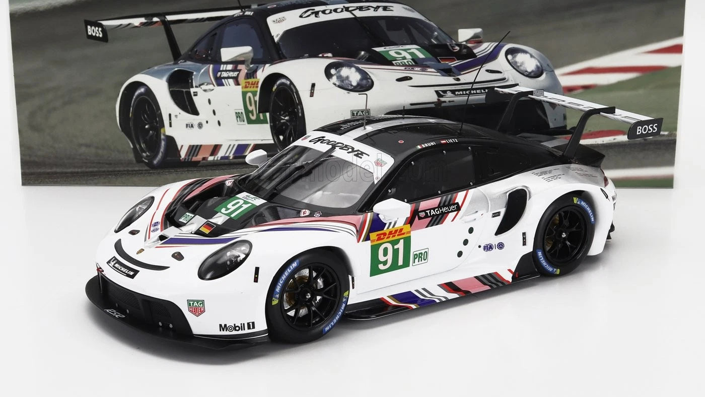 IXO MODELS Porsche 911 RSR #91 8h Bahrain 2022 | Bruni/Lietz 1:18