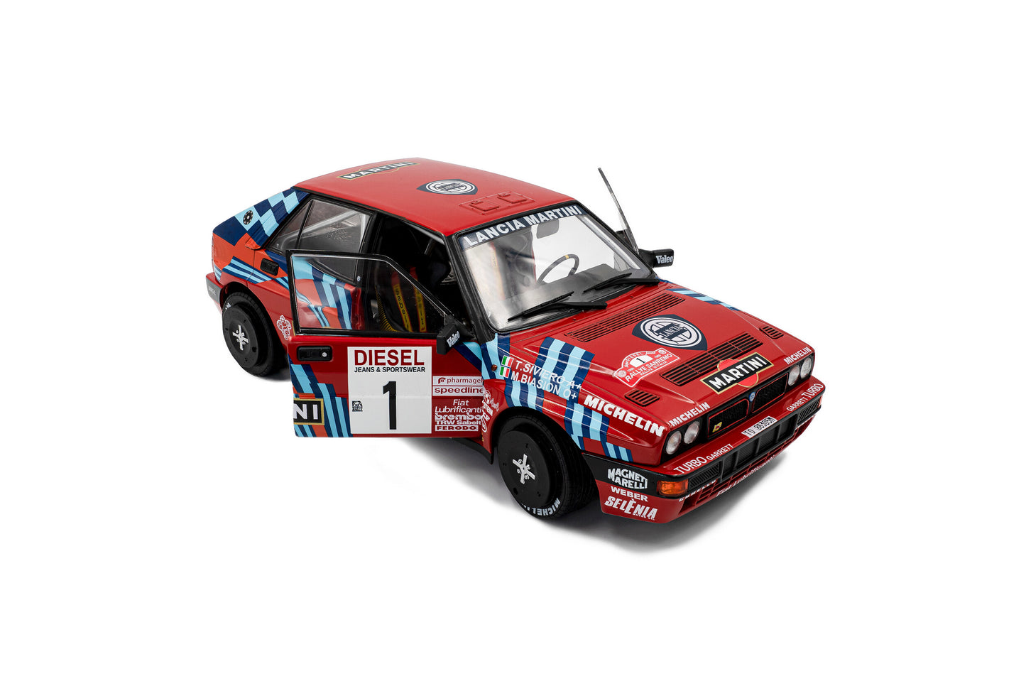 SOLIDO Lancia Delta HF Integrale – Rally San Remo 1989 | #1 M.Biasion / T.Siviero 1:18