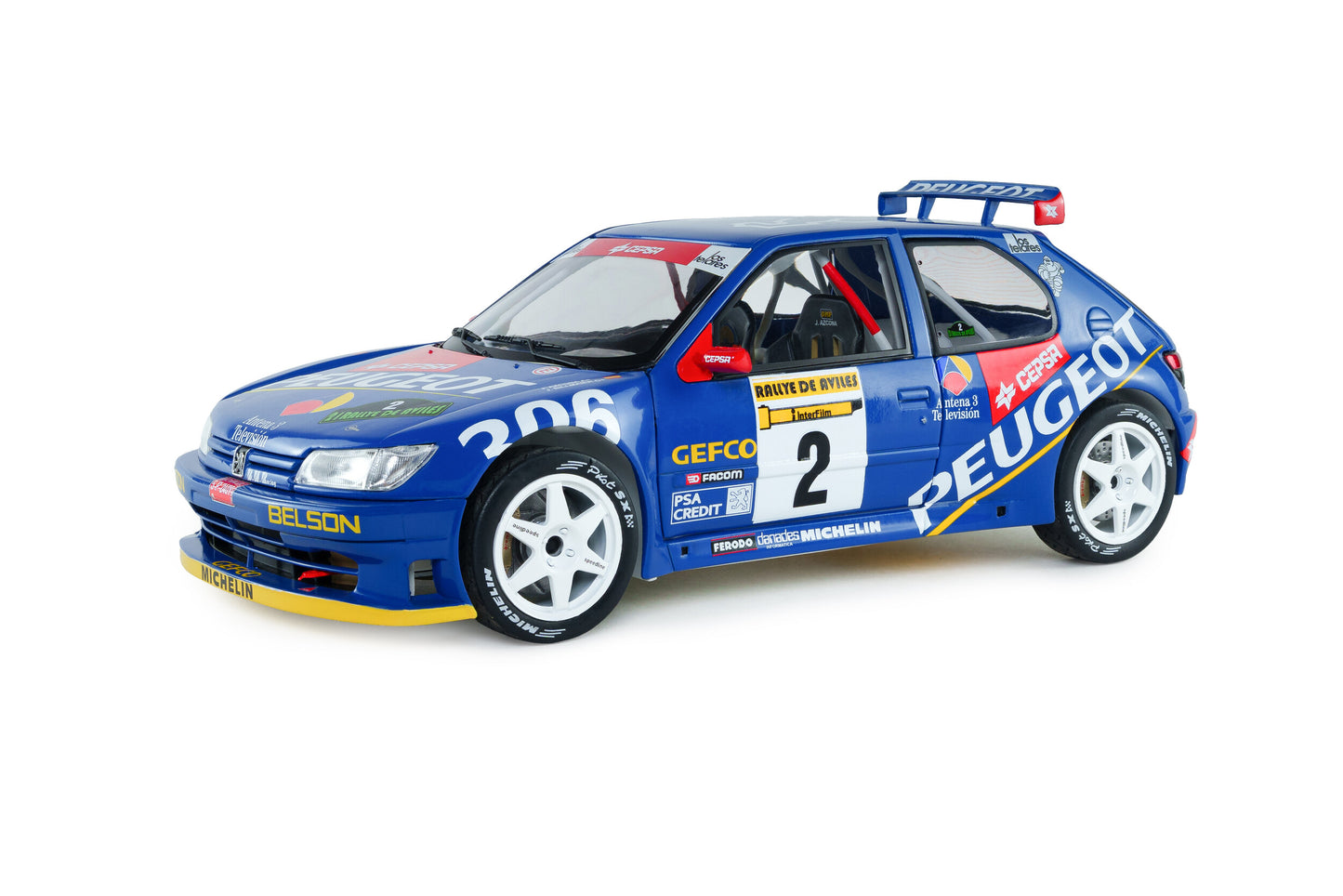 SOLIDO Peugeot 306 Maxi Rallye de Avilès 1997 | 1:18 - PRE ORDER