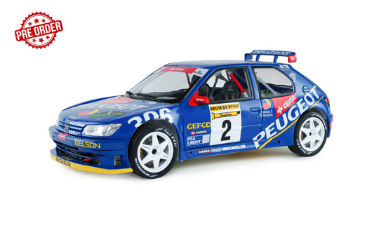 SOLIDO Peugeot 306 Maxi Rallye de Avilès 1997 | 1:18 - PRE ORDER