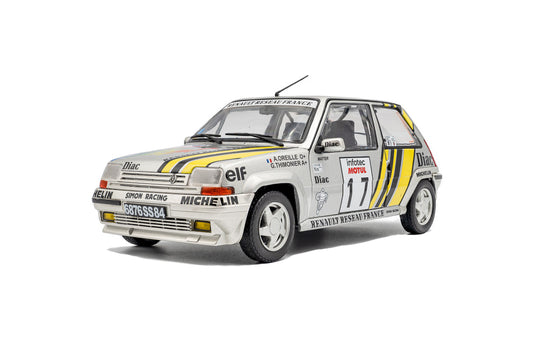 SOLIDO Renault 5 GT TURBO MK2 – Tour de Corse 1989 | #17 A. Oreille 1:18
