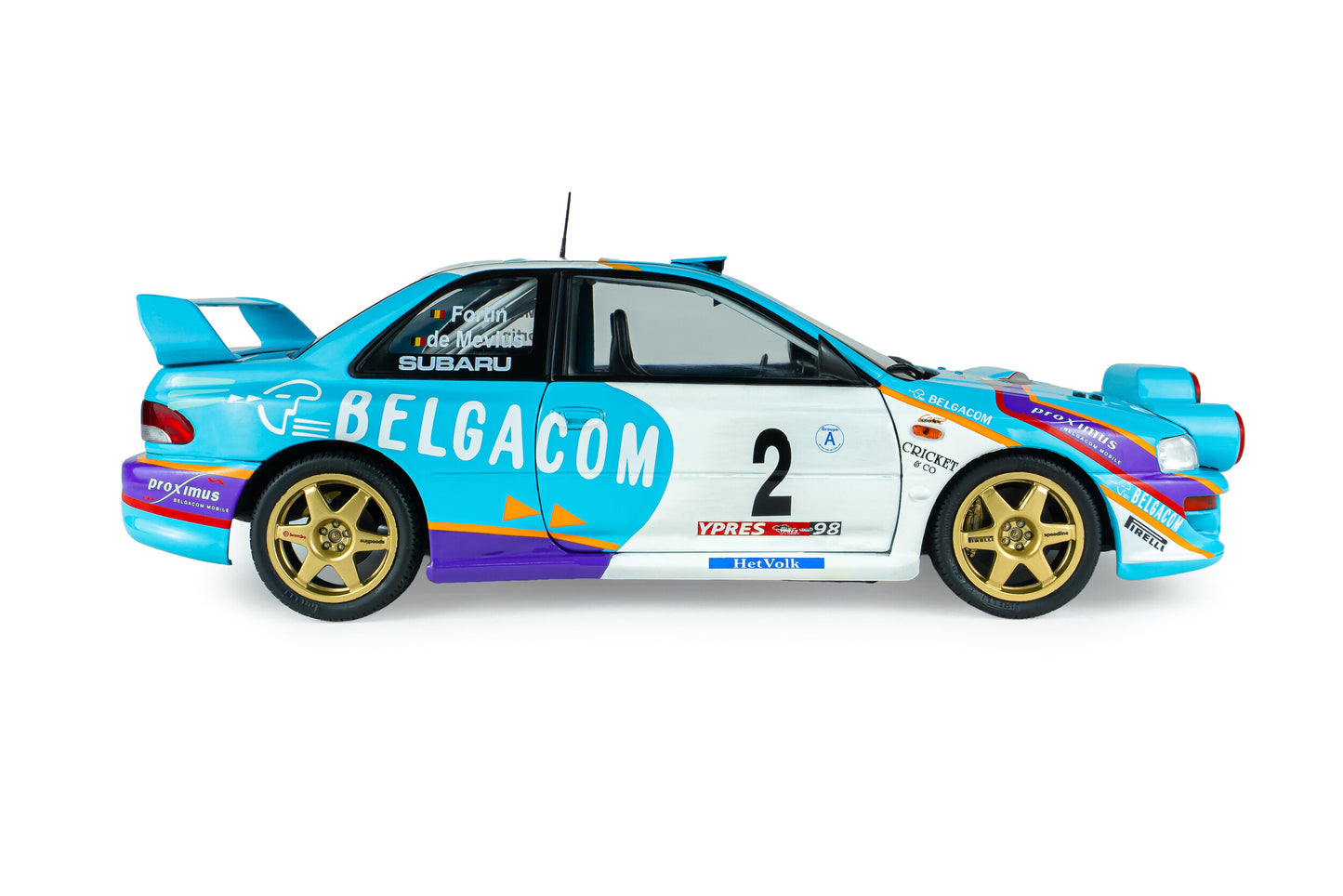 SOLIDO Subaru Impreza S5 WRC99 Belgium Ypres Westhoek Rally | 1:18