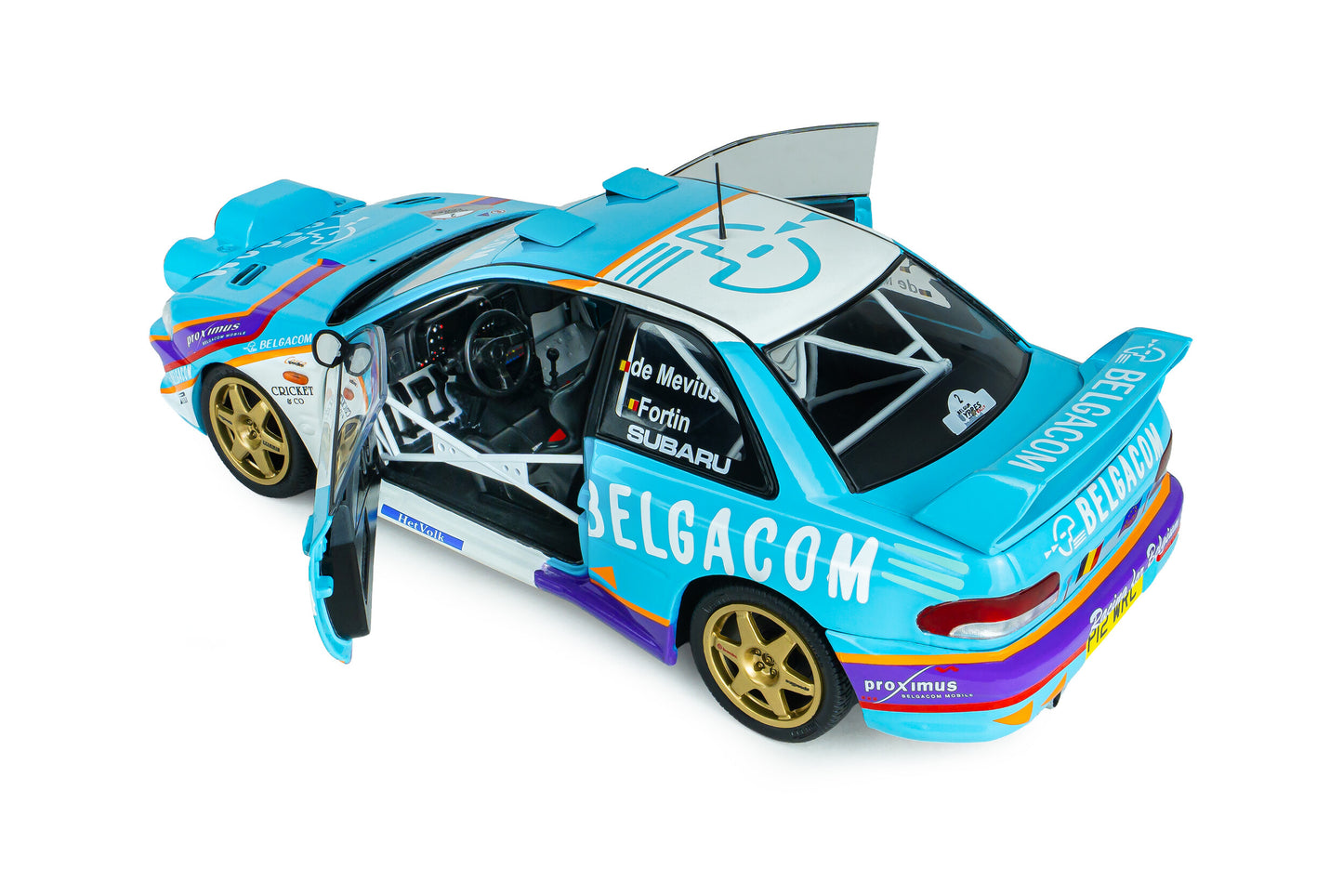 SOLIDO Subaru Impreza S5 WRC99 Belgium Ypres Westhoek Rally | 1:18