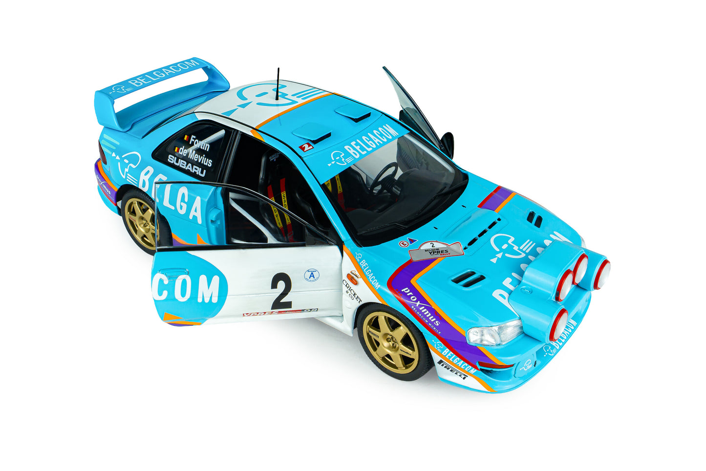 SOLIDO Subaru Impreza S5 WRC99 Belgium Ypres Westhoek Rally | 1:18