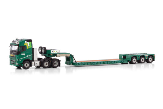 WSI MODELS Volvo FH5 Globetrotter XL 6x2 Euro PX Low Loader - 3 Axle | Thevenon Transports Spéciaux 1:50